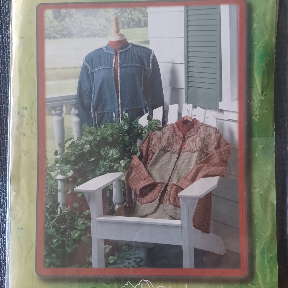 Lightweight Women's Patchwork Shirt Jacket in Rus… - image 1